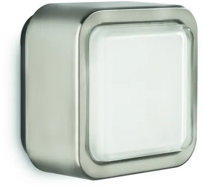 Image de Philips myLiving Friendship Applique murale à économie d'énergie de 9 W, ampoule incluse, 1 flamme, acier, 330991716