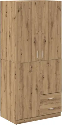 Obrázek produktu pro vidaXL Šatní skříň Artisan dub 80x52x180 cm materiál na bázi dřeva