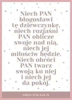 Obrázek produktu pro Karnet – Požehnej této holčičce... – Koinonia