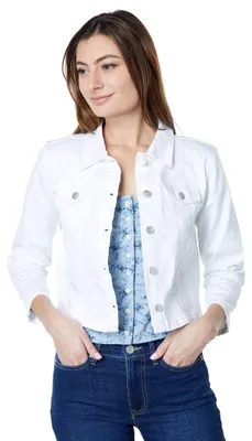 Produktbild von Tommy Hilfiger Damen Stretch Jeansjacke, bright white, XL