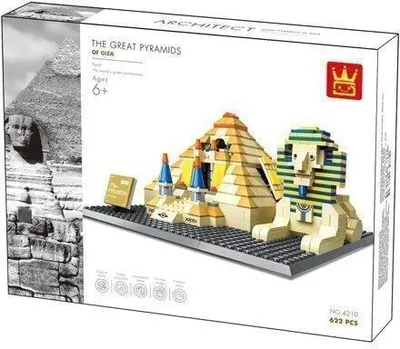 Zdjęcie produktu dla Zestaw konstrukcyjny „Piramidy w Gizie“ – 622 elementy, kompatybilny z serią Architekt