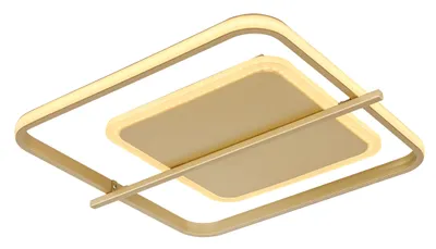 Produktbild von Globo Lighting Deckenleuchte Metall goldfarben, LED
