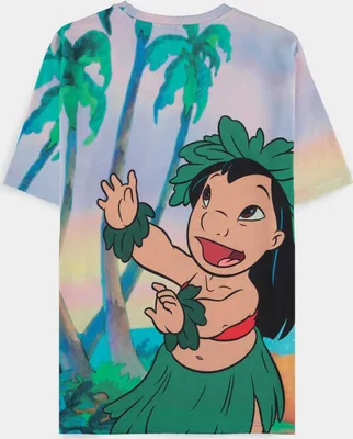 Produktbild von DIFUZED Disney Lilo & Stitch - AOP, T-Shirt, Erwachsener, Weiblich, Mehrfarbig, Abbildung, S