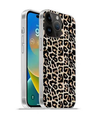 Produktbild von MuchoWow® Handyhülle Schutzhülle Hülle für Apple iPhone 14 Pro Max Pantherdruck - Braun - Luxus Silikon Softcase Handy Hülle - Hardcover