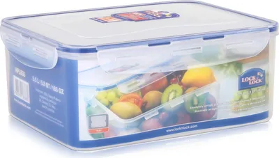 Produktbild von Lock&Lock HPL836 Vorratsdose 5,5L - Luft und Wasserdicht - rechteckig (1er Pack)