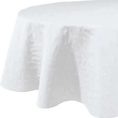 Produktbild von Erwin Müller Tischdecke Cadiz" weiß rund: 160 cm Ø"