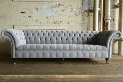 Produktbild von XXL Big Sofa Couch Chesterfield 245cm Polster Sofas 4 Sitzer Leder Textil  #312