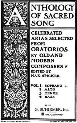 Produktbild von Anthology of Sacred Song - Volume 1