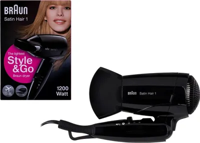 Zdjęcie produktu dla Suszarka do włosów BRAUN SatinHair1 HD130 Style&Go 1200W 120/240V