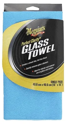Zdjęcie produktu dla MEGUIAR'S X190300, Ściereczki do czyszczenia szyb "Perfect Clarity", 40,6 x 40,6 cm, 1 sztuka