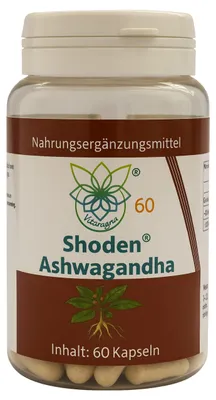 Produktbild von VITARAGNA Shoden Ashwagandha Extrakt 60 Kapseln HPMC