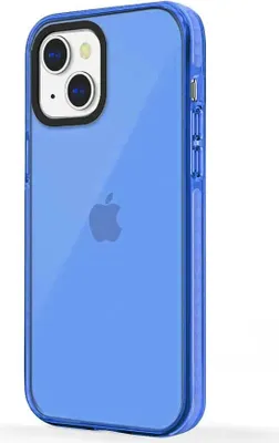 Produktbild von Hülle für Apple iPhone 12 Mini - Shock Neon Schutzhülle Handyhülle TPU Case - Dunkelblau