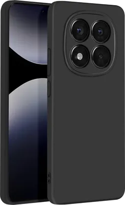 Produktbild von Avizar, Hülle für Redmi Note 14 Pro und 14 Pro Plus Halbfest Soft-Touch, Schwarz