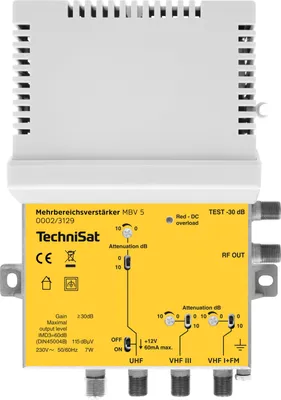 Obrázek produktu pro TechniSat MBV 5, 230 V, 50 Hz, 135 x 50 x 180 mm, 135 mm, 50 mm, 180 mm