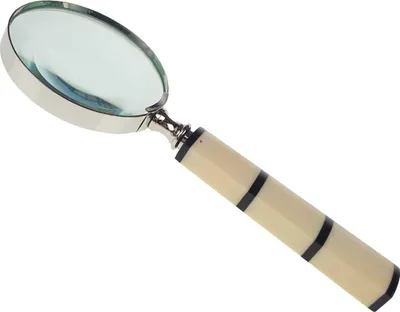 Produktbild von Leselupe Handlupe Vergrößerungsglas Glas vernickelt #39803