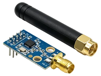 CC1101 433 MHz Funkmodul mit SMA-Antenne, 1,9-3,6 V