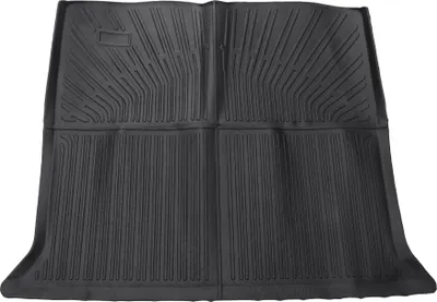 Produktbild von Cargo Liner Kofferraummatte Kofferraum Gepäck Kofferraumwanne Matte für Honda Passport 2019-2023 Schwarz TPE 1 Stück Flaches Gesicht Streifenmuster Hinten Anti-Rutsch
