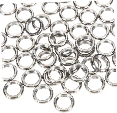 Produktbild von 150 Befestigungsringe aus Stahl für Lampenschirme, Ersatzfassungen kompatibel mit Glühbirnen, langlebiges Beleuchtungszubehör