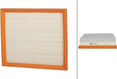 Produktbild von Luftfilter-Einsatz 241 x 204 mm HELLA passend für u.a. CITROËN C4