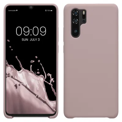 Produktbild von kwmobile Handyhülle für Huawei P30 Pro Hülle - Case Silikon - Kabelloses Laden - Schutzhülle Cover in Nude Lilac