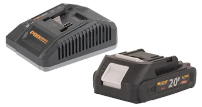 Immagine prodotto di Procraft Starter Pack C20/4 Caricabatterie 20 V 4 A + 1x batteria 20/2A 2,0 Ah