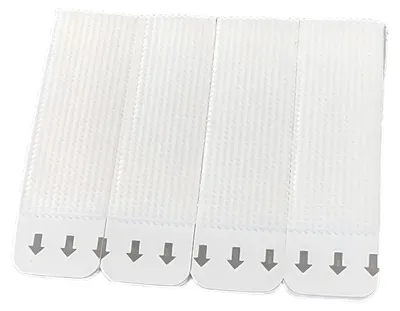 Productafbeelding van Muur Bevestiging Strips - Plakstrips Haakjes - Decoratie Ophangen - Geen Gaten Boren - 4 Stuks - Wit