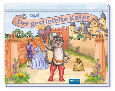 Immagine prodotto di Trötsch Märchenbuch Pop-up-Buch Der gestiefelte Kater