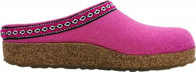 Imagen del producto de Haflinger Grizzly Franzl: Zapatos para mujer, pantuflas, color rosa, para uso diario