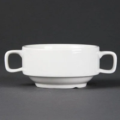Produktbild von Famanu Suppenschalen mit Griffen - Set von 6 - Edelstahl-Qualität