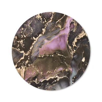 Produktbild von MuchoWow® Mauspad Mousepad Marmor - Gold - Stein - Abstrakt 40x40 cm - Mousepads - Maus Mat - Pad - Mausunterlage - Schreibtisch Accessoires