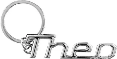Productafbeelding van Cool car keyrings - Auto sleutelhanger met naam Theo