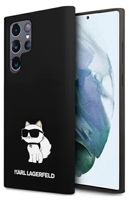 Obrázok produktu pre Karl Lagerfeld Silicone (KLHCS24LSNCHBCK) kryt na Samsung Galaxy S24 Ultra – Choupette
