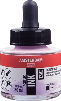 Immagine prodotto di Amsterdam Bottiglia di inchiostro acrilico 30 ml rosa chiaro 361