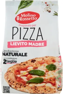 Produktbild von Pizzamischung mit getrocknetem Lievito madre - Die schnelle Lösung mit Crunch - von Molino Rossetto