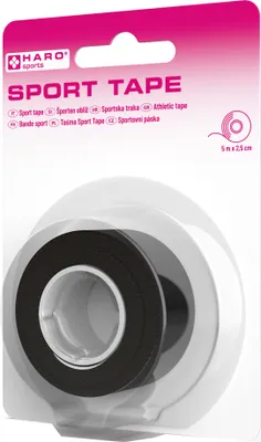 Produktbild von HARO Sport-Tape 25 mm x 5 m schwarz aus Baumwolle