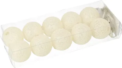Obrázok produktu pre LED guľôčky na batérie, 10 ks. Bavlna BALLS | 475332