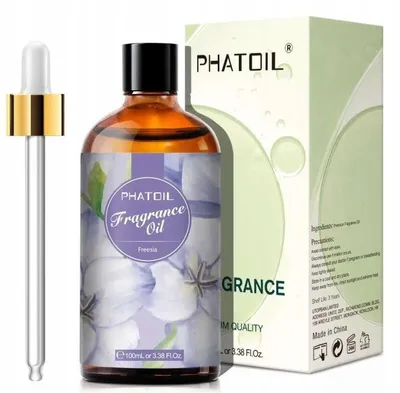 Zdjęcie produktu dla Olejek zapachowy eteryczny do dyfuzora i mydełek 100ml Frezja + kroplomierz