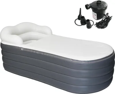 Produktbild von Aufblasbares Bad mit Kopfstütze und Becherhalter 168x76x68cm