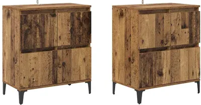 Produktbild von Sideboards 2 pcs Altholz 60 x 35 x 70 cm Holzwerkstoff