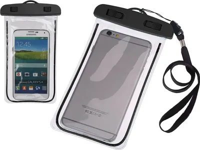 Produktbild von Handy Schutzhülle Handyhülle Tasche Wasserschutz-Hülle wasserfest universal Schwarz