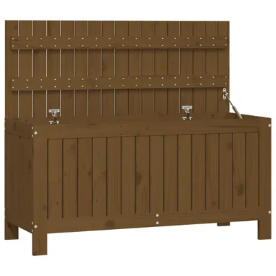 Immagine prodotto di vidaXL Cassapanca da giardino marrone miele 108x42,5x54 cm in legno di pino massiccio