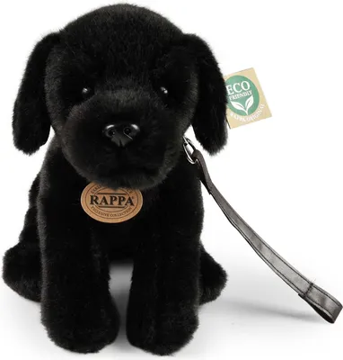 Zdjęcie produktu dla RAPPA Pluszowy Labrador czarny 25 cm ECO-FRIENDLY