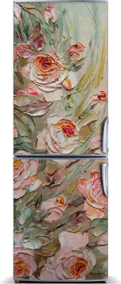 Produktbild von Tulup Kühlschrankdekoration - Magnetmatte - 70 cm x 190 cm - Magnet auf dem Kühlschrank - Kühlschrank Roses