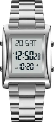 Produktbild von SKMEI Herren Business Sportuhren Countdown Doppelzeituhr Wecker Chronograph Tisch Digitaluhren 50 Meter wasserdichte Uhr