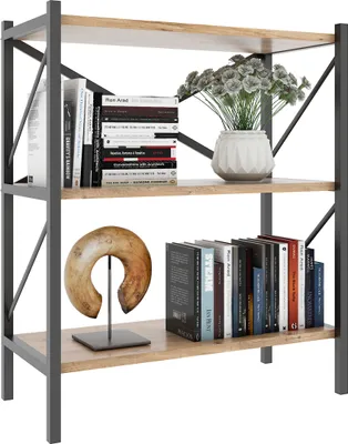 Obrázek produktu pro Dřevěný kovový stojan na kancelářské knihy Insasi 2-fold
