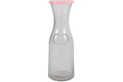 Produktbild von 1L Glas Milchflasche Saftflasche Wasserflasche Karaffe