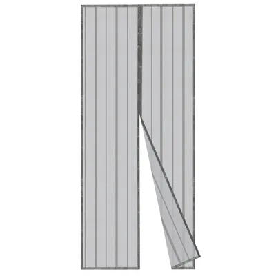 Produktbild von Sekey Fliegengitter Für Balkontür 90 x 210 cm Magnetvorhang Fuer Balkontueren Ohne Bohren, Moskitonetz Grau