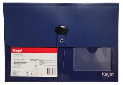 Produktbild von Kayet Erweiterbare Dokumentenmappe A4 mit 5 Fächern