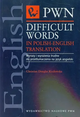 Zdjęcie produktu dla Difficult words in Polish-english translation