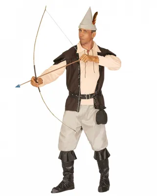 Produktbild von Bogenschütze Kostüm für Robin Hood Fans Männer Größe: L